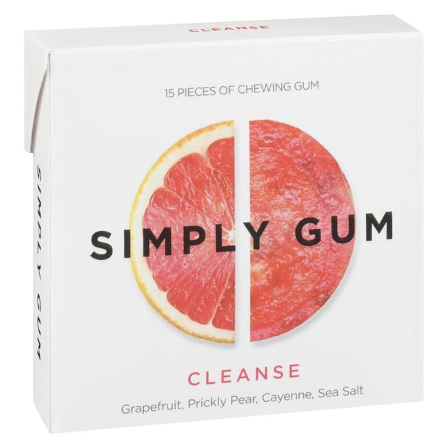 Simply Gum Natural Cleanse Chewing Gum, 15 Count -- 12 Per Case