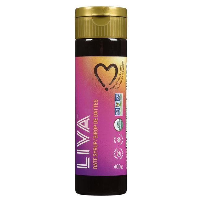 Liva Organic Raw Date Syrup, 400 G -- 12 Per Case