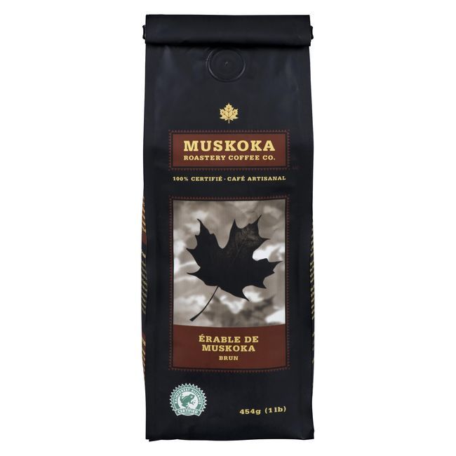 Muskoka Roastery Coffee Maple Medium Roast Ground Coffee, 454 G -- 6 Per Case