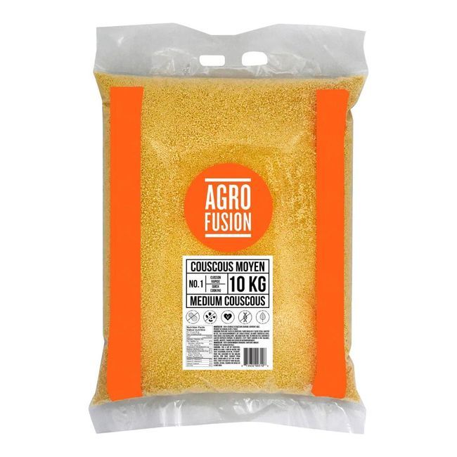 Agrofusion Medium Couscous, 10 Kg -- 2 Per Case