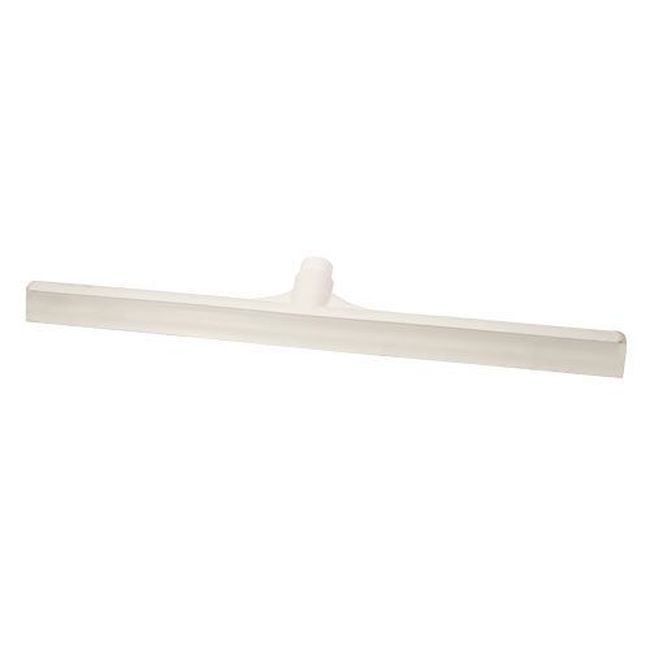 Carlisle 3656802 Sparta White Thermoplastic Rubber Single Blade Floor Squeegee, 24 In Length