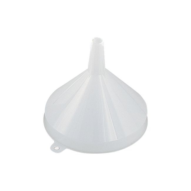Browne White Polyethylene Funnel, 8 Oz Capacity