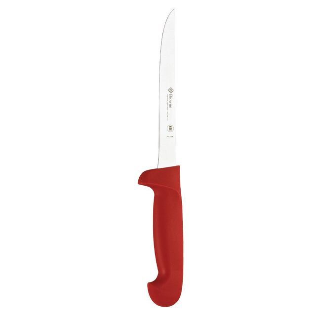 Browne Halco Red Handle Boning Knife, 6 In