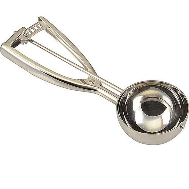 Vollrath 47151 Stainless Steel Round Number 10 Squeeze Disher, 3.125 Oz Capacity