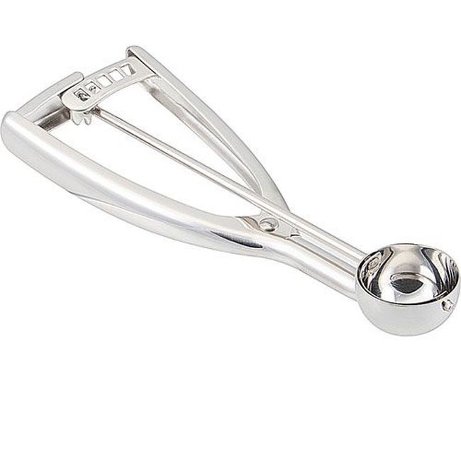Vollrath 47161 Stainless Steel Round Number 100 Squeeze Disher, 0.375 Oz Capacity