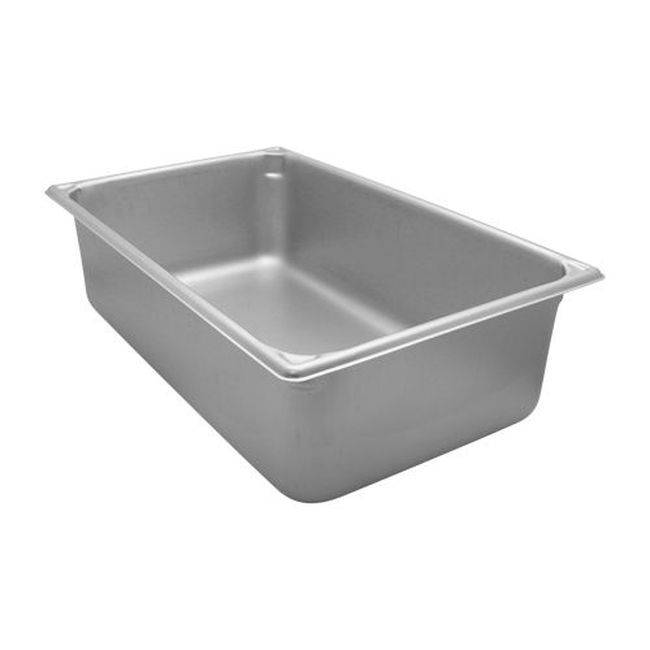 Vollrath 90082 Super Pan 3 Stainless Steel Full Size Steam Table Pan, 8 In Deep