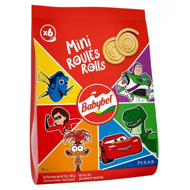 Babybel Mini Rolls, 102 G -- 8 Per Case