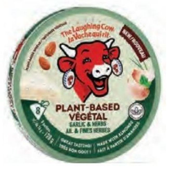 The Laughing Cow Plant-based Garlic And Herbs Spreadable Cheese Alternative, 128 G -- 8 Per Case