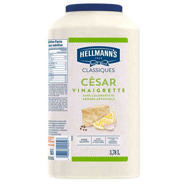 Hellmann's Gluten Free Creamy Caesar Dressing, 3.78 L
