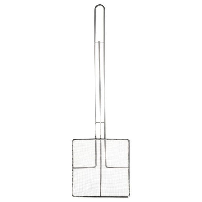 Browne Stainless Steel Square Medium Mesh Skimmer, 6.5 X 6.5 In