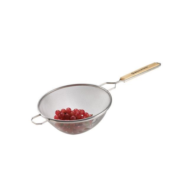 Browne Tinned Steel Medium Single Mesh Strainer, 5.5 In Bowl