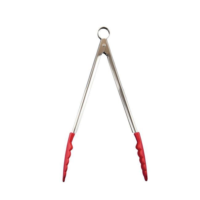 Cuisipro Pince À Verrouillage Rouge En Silicone, 12 Po