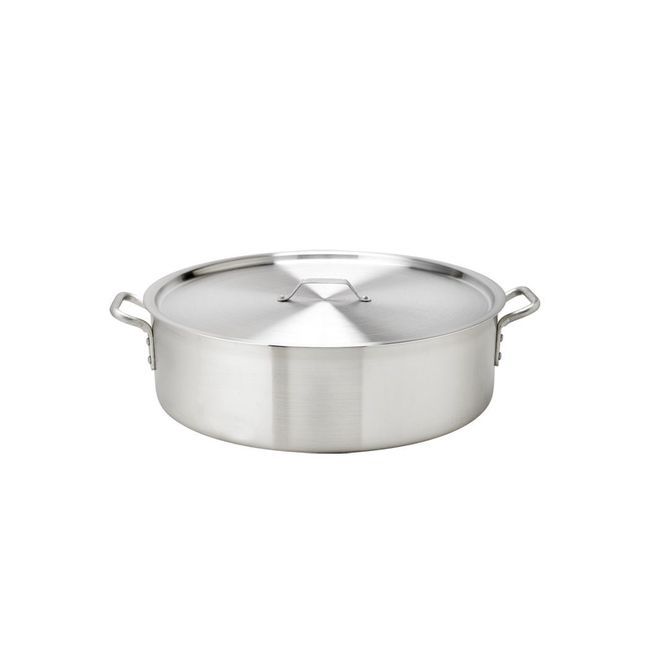 Browne Thermalloy Heavy Weight Aluminum Brazier, 24 Qt Capacity