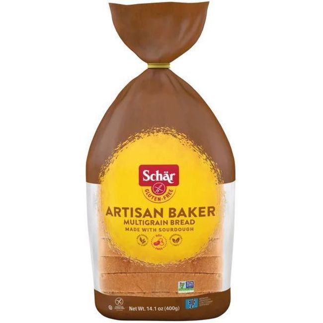 Dr. Schar Pain Multigrains Artisanal Sans Gluten, 14,1 Oz -- 8 Par Boîte