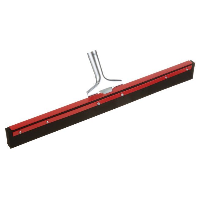 Carlisle 4008200 Sparta Black Double Foam Rubber Neoprene Floor Squeegee, 24 In Length