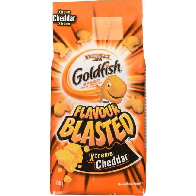 Pepperidge Farm Goldfish Xtreme Cheddar Cheese Snack Crackers, 180 G -- 12 Per Case
