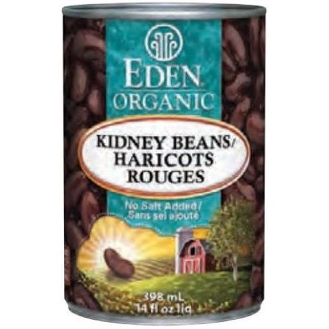 Eden Haricots Rouges Biologiques, 398 Ml -- 12 Par Boîte