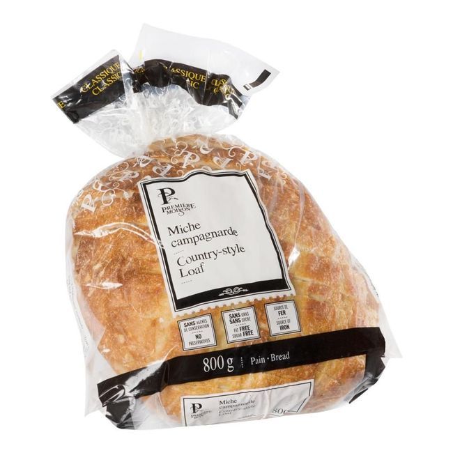 Premiere Moisson Pain De Campagne Tranché, 800 G -- 8 Par Boîte