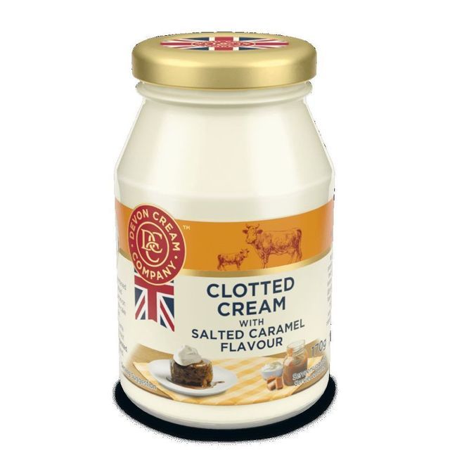 Devon Cream Clotted Cream With Salted Caramel, 170 G -- 12 Per Case