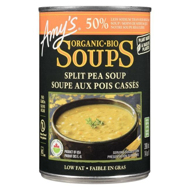 Amy's Soupe Aux Pois Cassés Biologiques, 398 Ml -- 12 Par Boîte