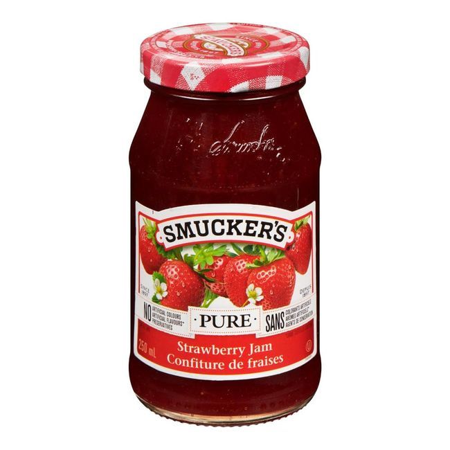 Smuckers Strawberry Jam, 250 Ml -- 12 Per Case