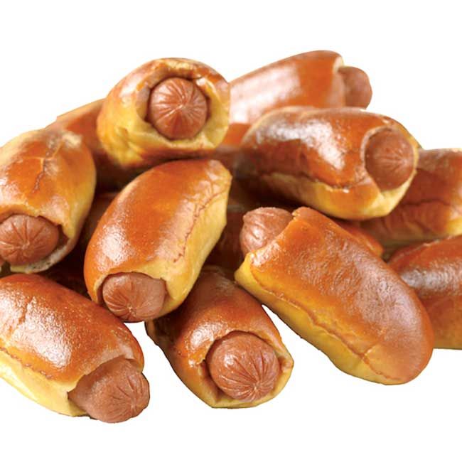 Superpretzel Mini Pretzel Dog, 0.9 Oz -- 60 Per Case