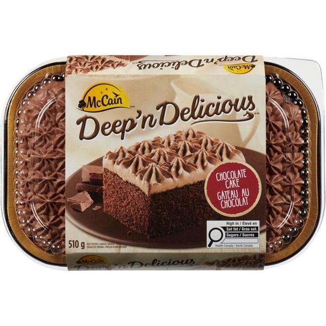 Deep'n Delicious Chocolate Cake, 510 G -- 6 Per Case