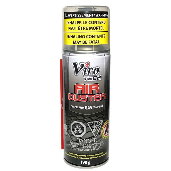 Viro Tech Air Duster, 198 G -- 18 Per Case