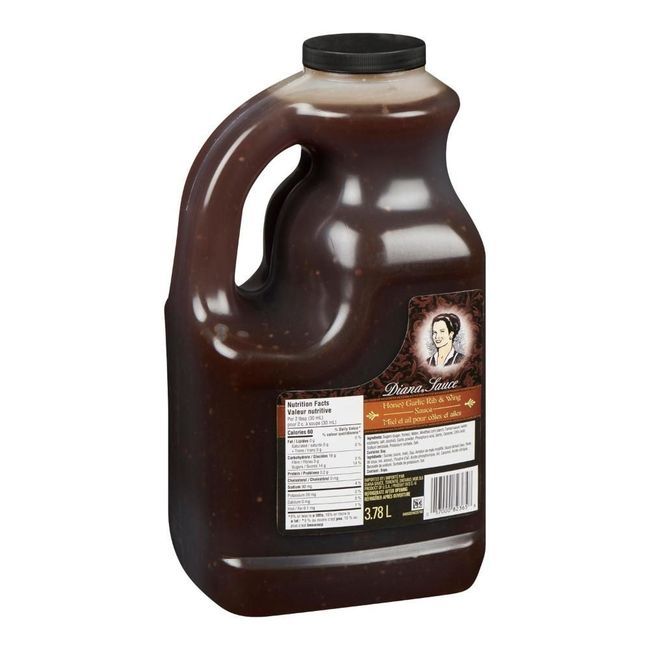 Diana Sauce Honey Garlic Rib And Wing Bbq Sauce, 3.78 L -- 2 Per Case