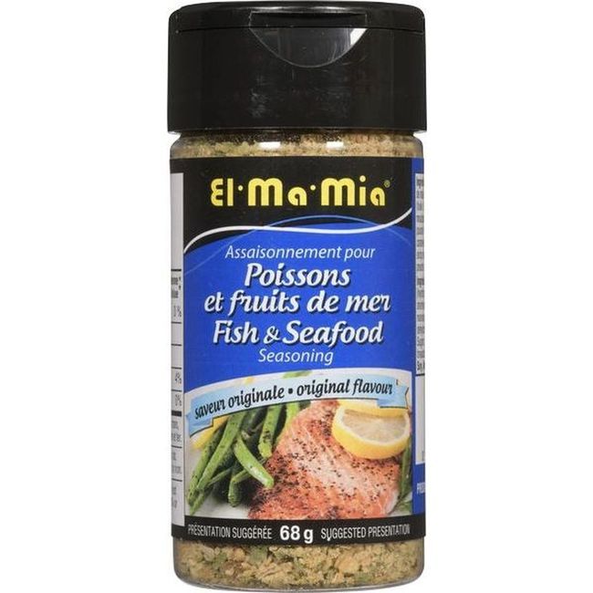 El Ma Mia Assaisonnement Aux Épices Pour Fruits De Mer, 68 G -- 12 Par Boîte