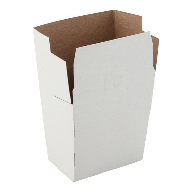 Dover Cup Seau Carré En Carton Blanc Pour Frites, 10 Oz, 100 Unités -- 10 Par Boîte