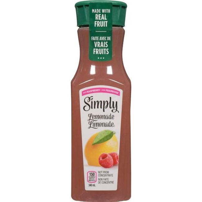 Simply Jus De Framboise Limonade, 340 Ml -- 12 Par Caisse
