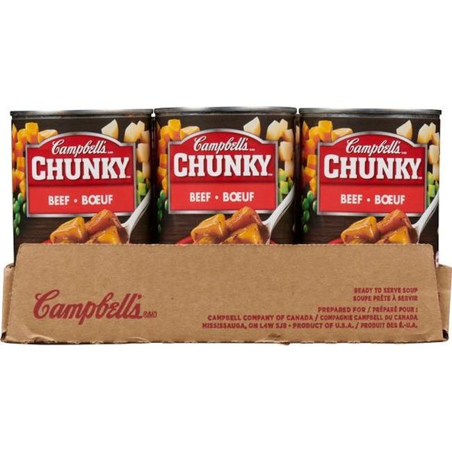 Campbell's Soupe Au Bœuf Épaisse, 515 Ml -- 12 Par Boîte