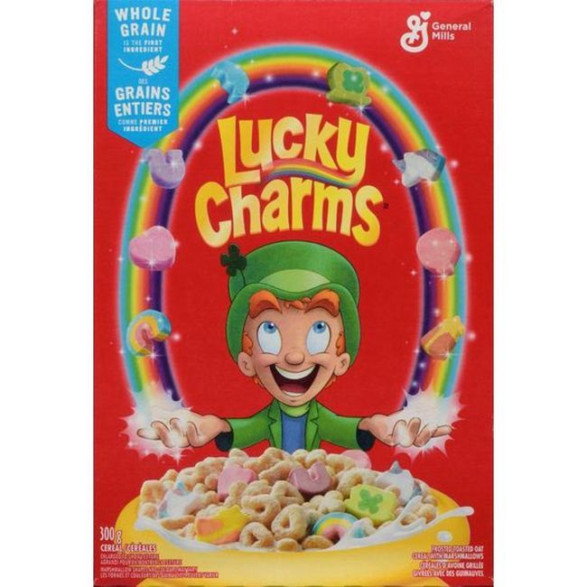 Lucky Charms Frosted Cereal With Warshmallows, 300 G -- 12 Per Case