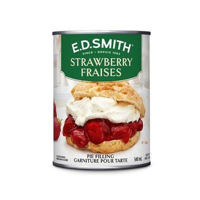 E.d. Smith Garniture Pour Tarte Aux Fraises - Prête À Cuire, 540 Ml -- 12 Par Boîte