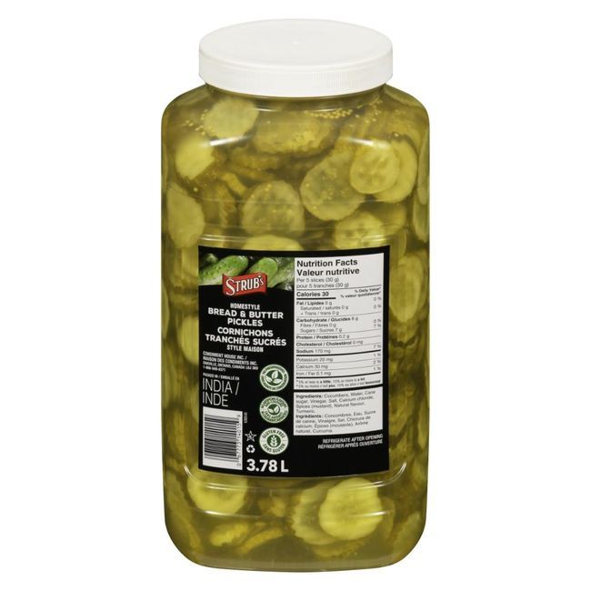 Stub's Sweet Sliced Homestyle Pickles, 3.78 L -- 6 Per Case