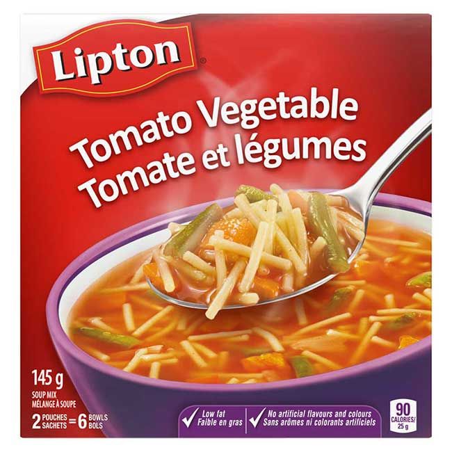 Lipton Vegetable/tomato Soup Mix, 145 G -- 24 Per Case