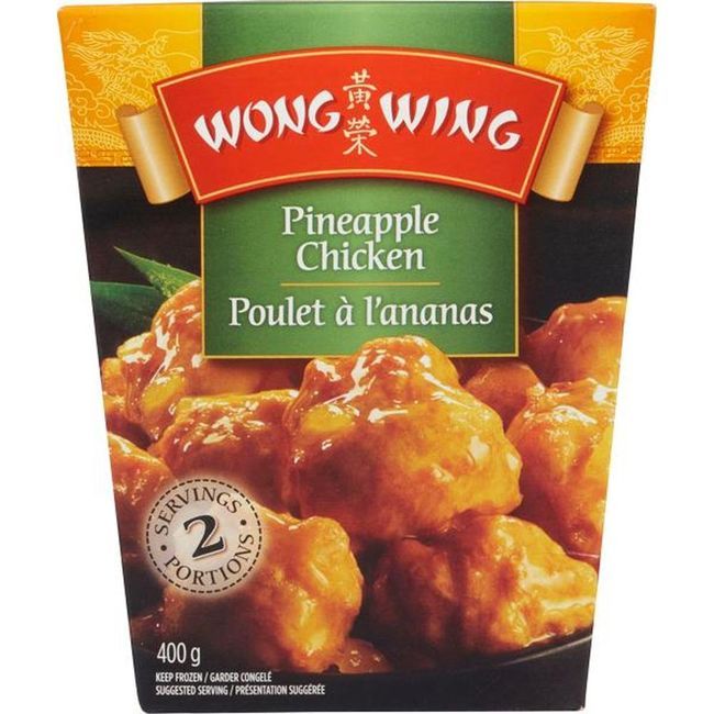 Wong Wing Poulet À La Sauce Ananas, 400 G -- 12 Par Boîte