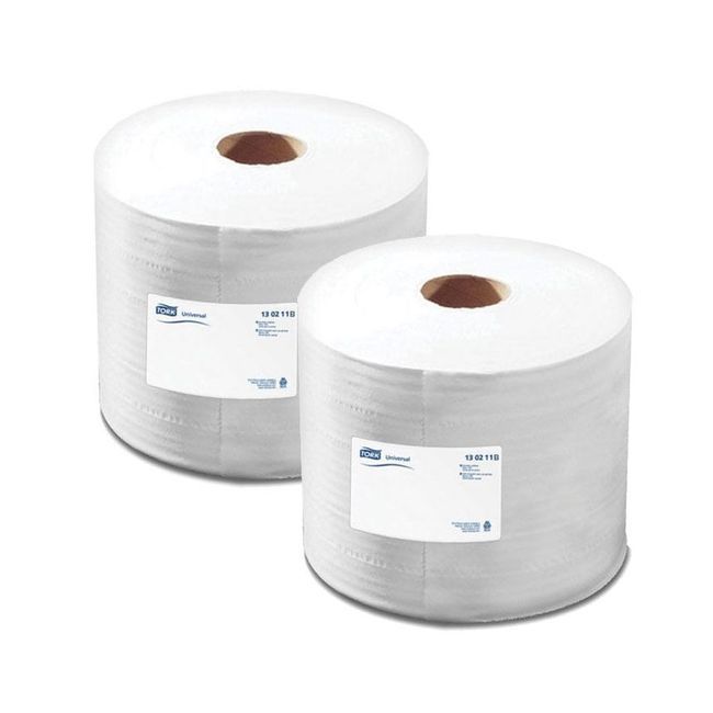 Tork Rouleau D'essuie-tout Blanc À Alimentation Centrale, 1 Pli, 380 Pi -- 1300 Par Boîte