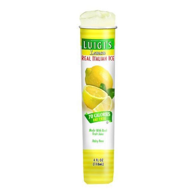 Luigi Lemon Real Italian Ice, 4 Oz -- 24 Per Case