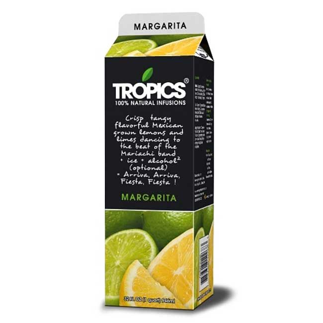 Tropics Margarita Drink Mix, 32 Oz -- 12 Per Case