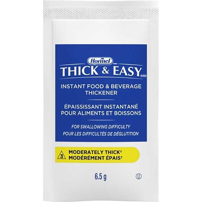 Thick And Easy Épaississant Instantané Pour Aliments Et Boissons, 6,5 G -- 100 Par Boîte