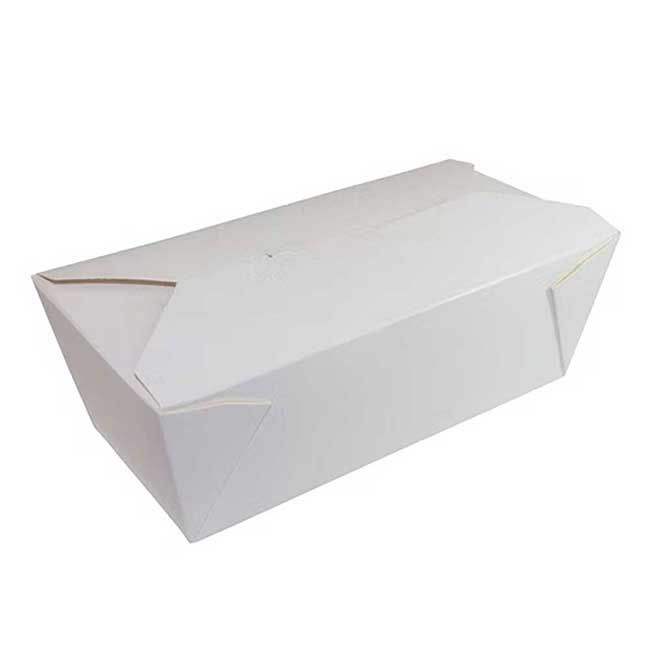 Pack N' Eat White Paper Number 9 Take Out Box, 8.75" X 4.5 X 3.5 In -- 200 Per Case