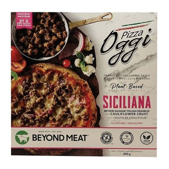 Oggi Beyond Meat Siciliana Pizza, 390 G -- 12 Per Case