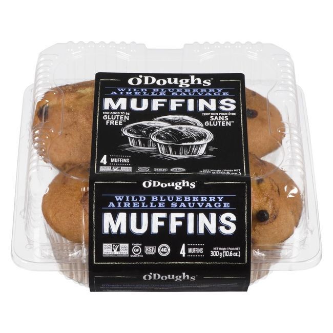O'doughs Wild Blueberry Muffin, 300 G -- 6 Per Case
