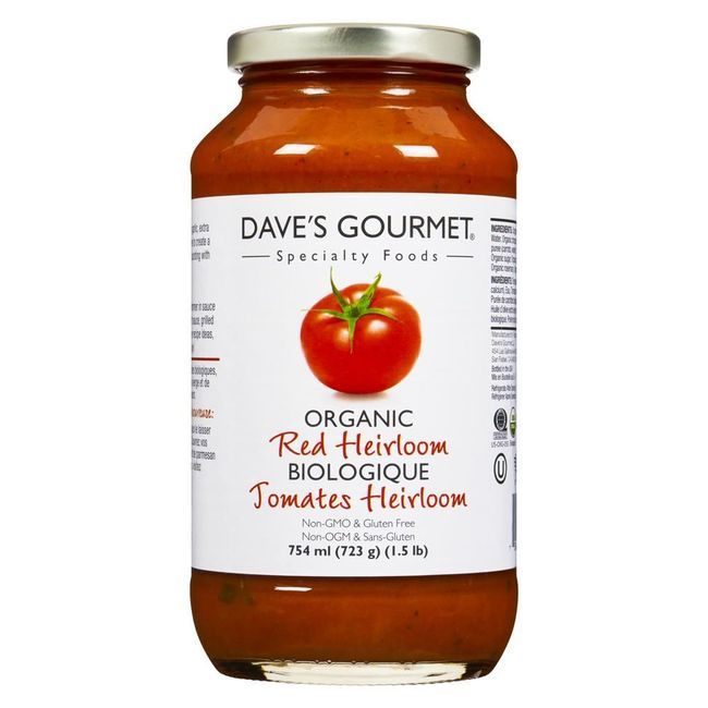 Dave's Gourmet Organic Heritage Red Pasta Sauce, 723 G -- 6 Per Case