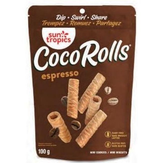 Sun Tropics Espresso Coco Rolls, 100 G -- 12 Per Case