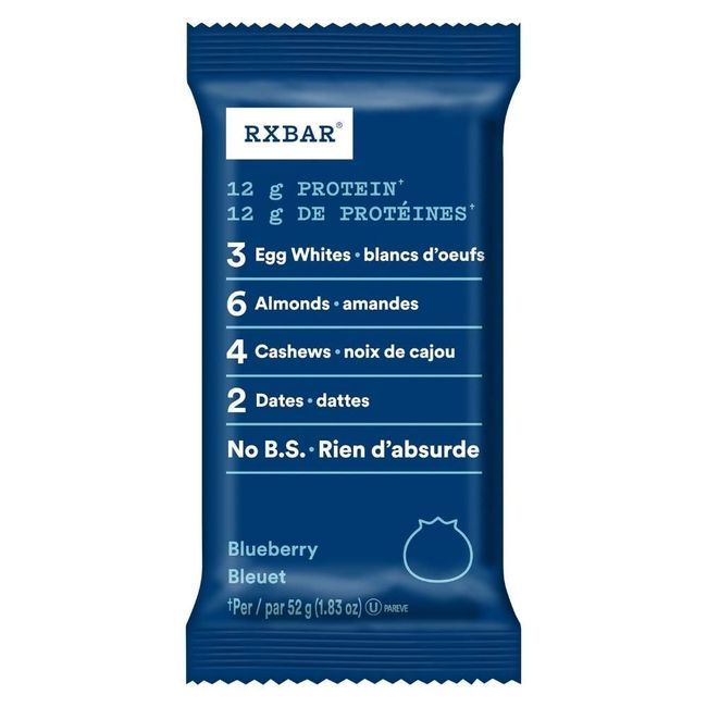 Rxbar Blueberry Bar, 52 G -- 72 Per Case