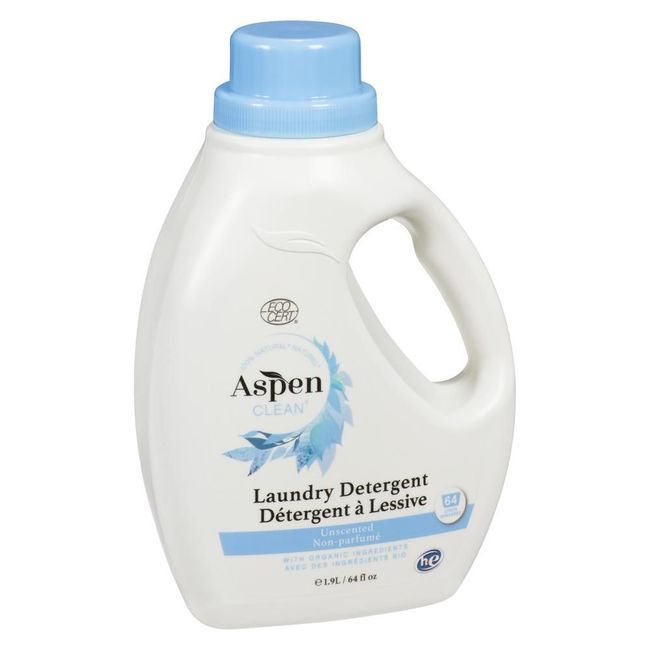 Aspenclean Unscented Laundry Detergent, 64 Fl Oz -- 3 Per Case