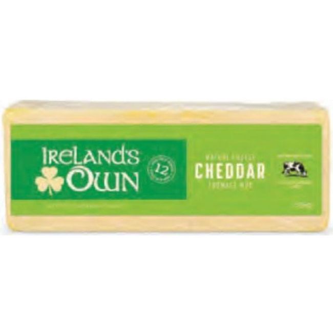 Ireland's Own Mature Cheddar Cheese, 2.5 Kg -- 6 Per Case